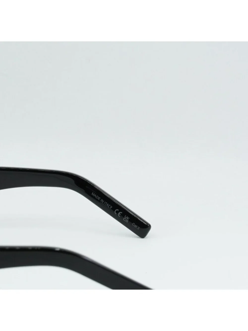 Saint Laurent SL534 SUNRISE 001 Sunglasses Shiny Black Rectangle Frame